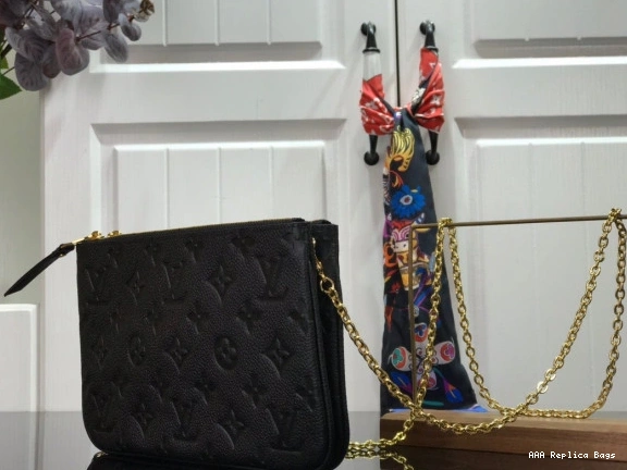 Aaa replica bags ZIP POCHETTE LOUIS VUITTON DOUBLE 0804